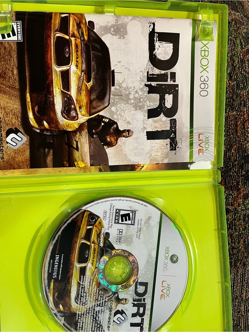 Microsoft Xbox 360 DiRT Rally Game - Yellow